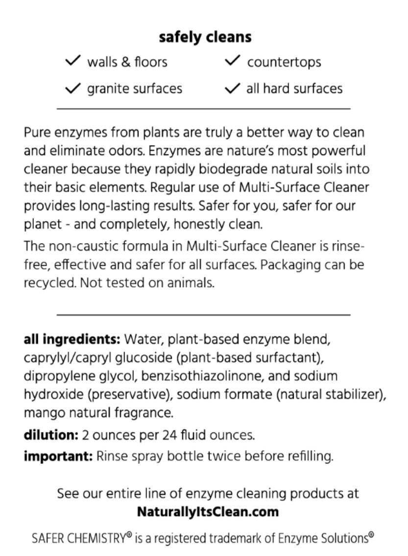 Multi-Surface Cleaner Concentrate - 24 oz