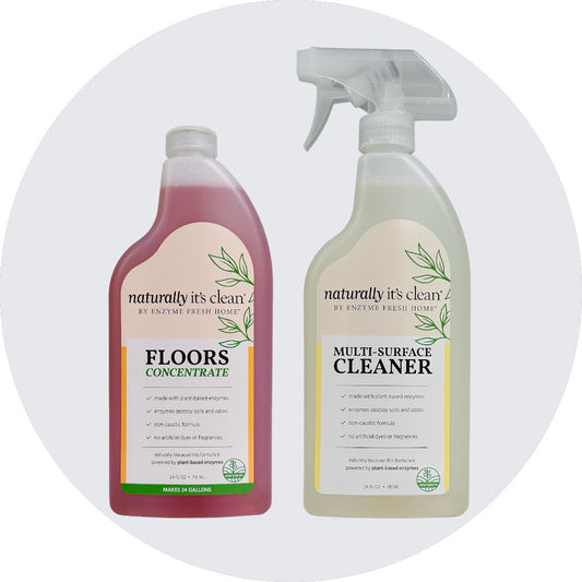 Kitchen Kit: 1 Ready-to-Use Multi-Surface Cleaner & Concentrate Floor Cleaner