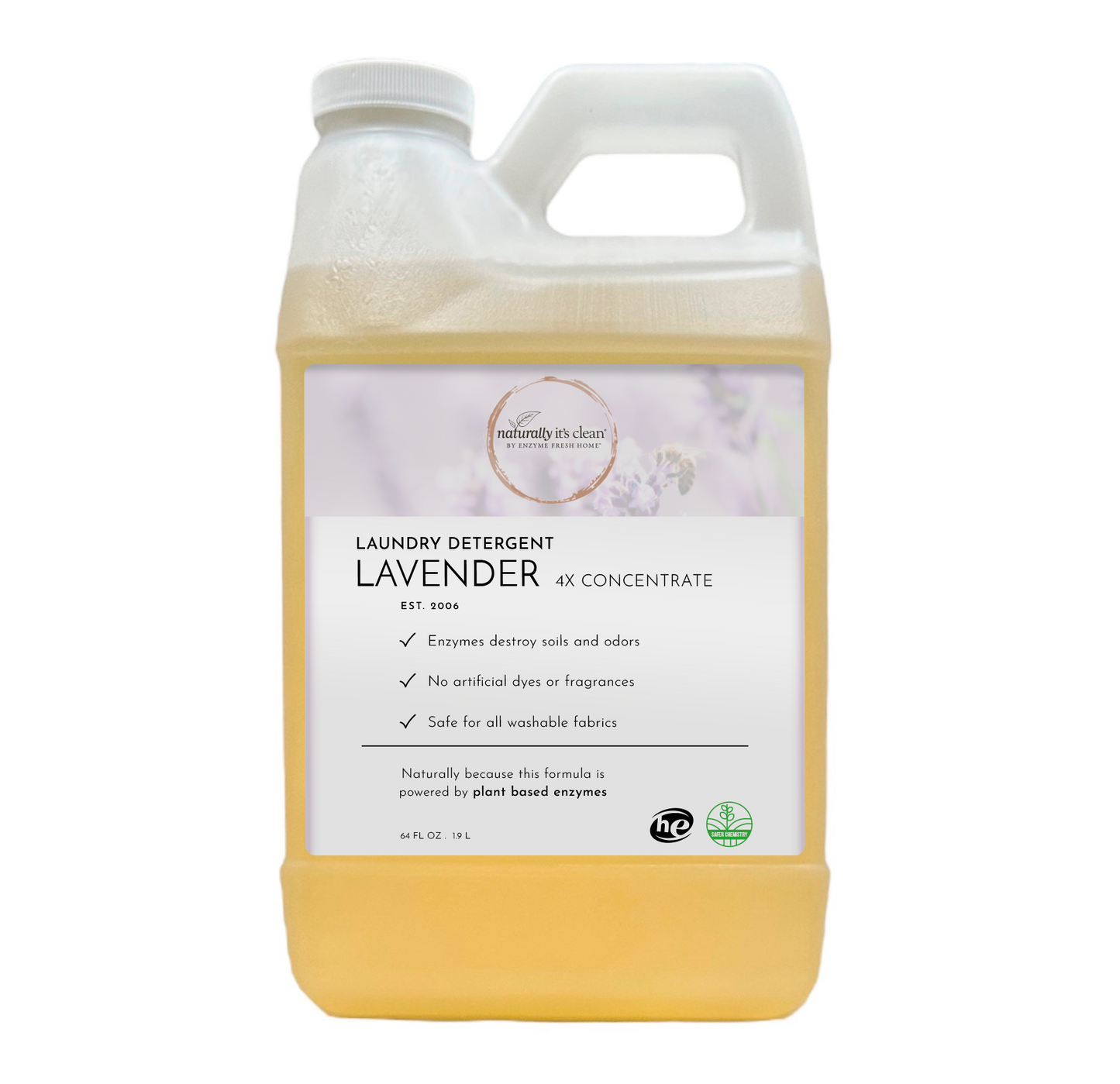 Laundry Detergent Concentrate Lavender 64 oz