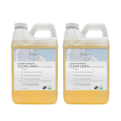 Laundry Detergent Concentrate - Clean Linen - 2 Pack (64 oz each)