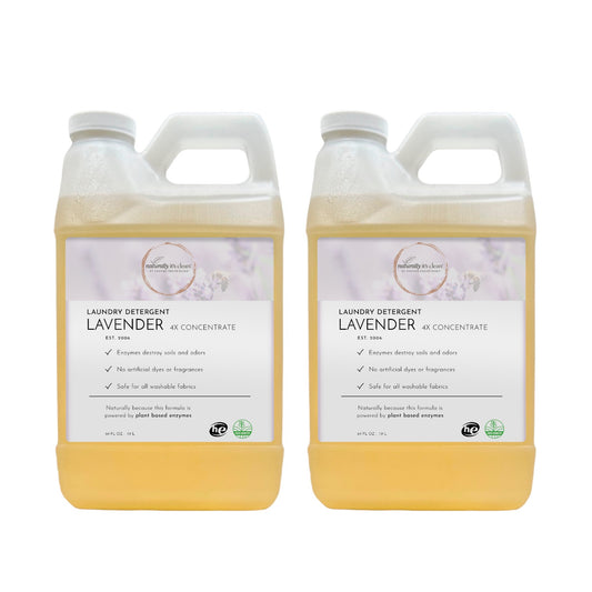 Laundry Detergent Concentrate Kit - Lavender - 2 Bottles (64 oz each)