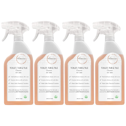 Bathroom Kit - Toilet, Tub, and Tile Cleaner - 4 Pack, 24 oz